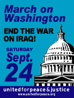 Poster: March on Washington, September 24