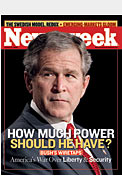 Newsweek cover with President George W. Bush
